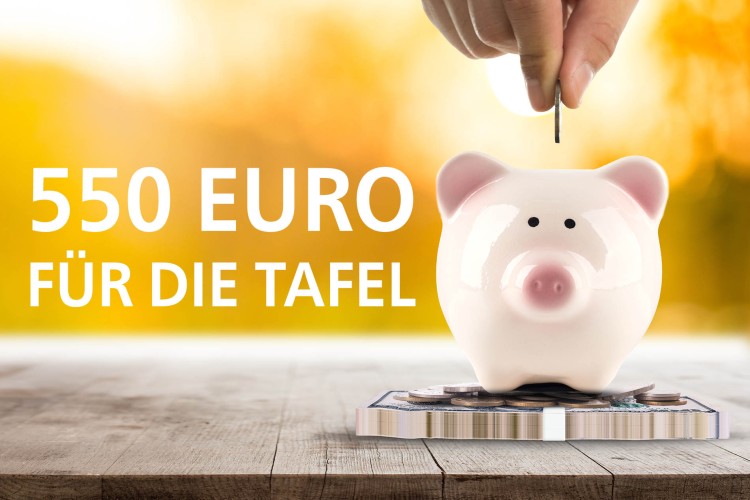 500 Euro Spenden für die Tafeln in Wolfenbüttel und Braunschweig.