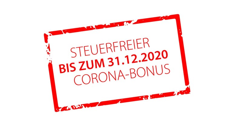Steuerfreier Corona-Bonus noch bis zum 31.12.2020 möglich