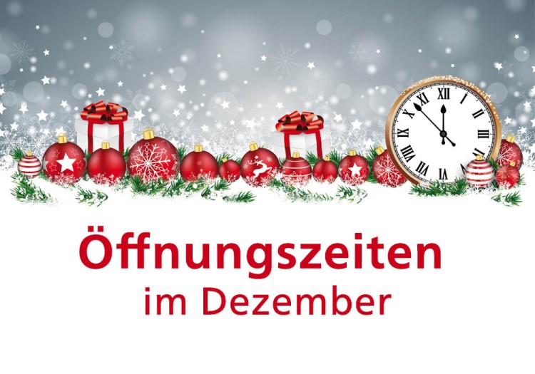 Bitte beachten Sie unsere geänderten Öffnungszeiten zu den Feiertagen. Alexander Limbach/fotolia.com